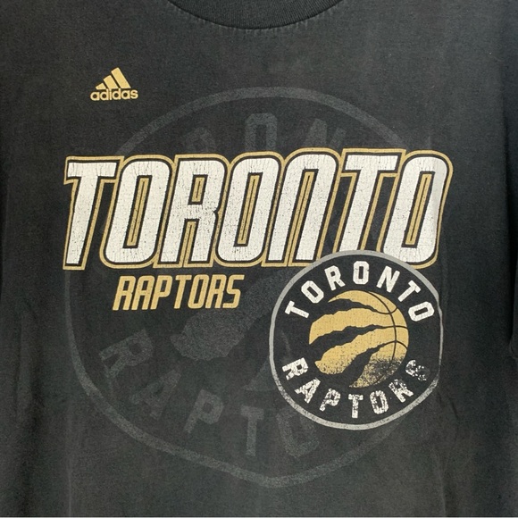 Adidas Toronto Raptors Basketball Graphic Tee Size Large - Picture 3 of 7